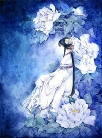 龙戏花丛